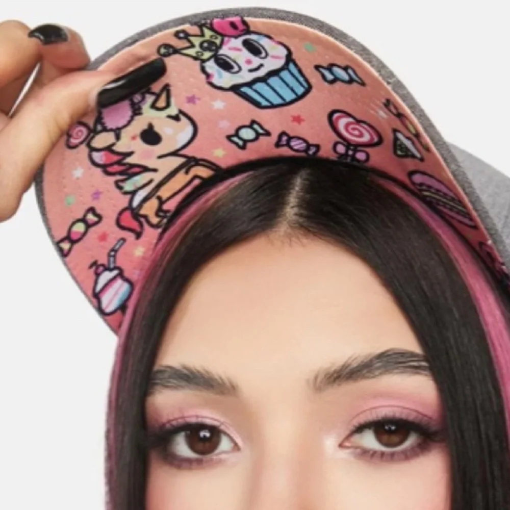 ❤️ Tokidoki Rainbow Unicorn Ice Cream Unicorno Cap Hat NWOT